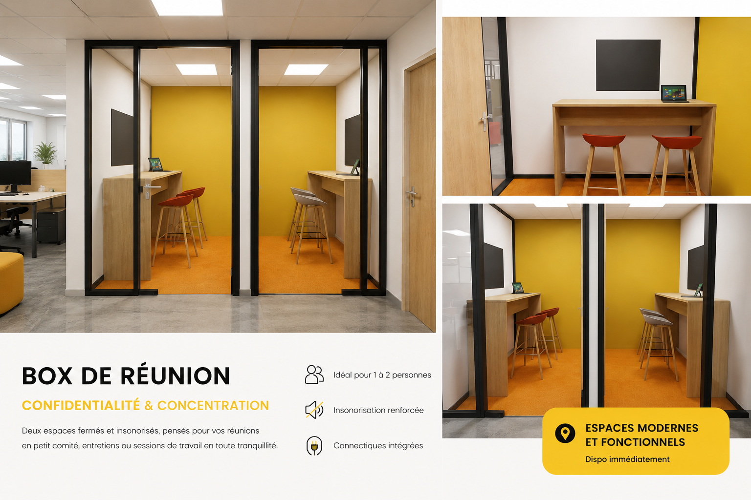 Box de réunion – coworking Mangono Angers