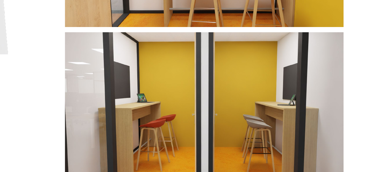 Box de réunion debout – coworking Mangono Angers