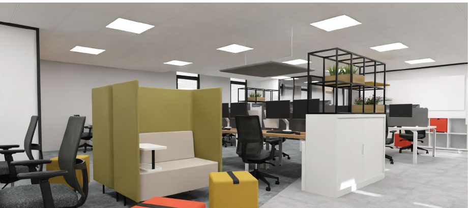 Zone café et cuisine équipée – coworking Mangono Angers